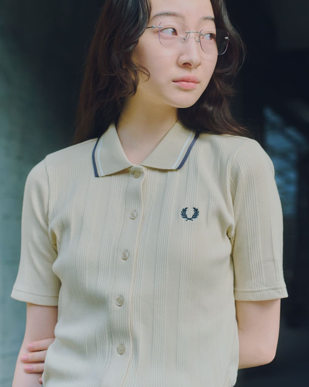 FRED PERRY [フレッドペリー] 別注 ツインティップライン リブポロシャツ [FPW-26S-033JF]のコーディネートです。