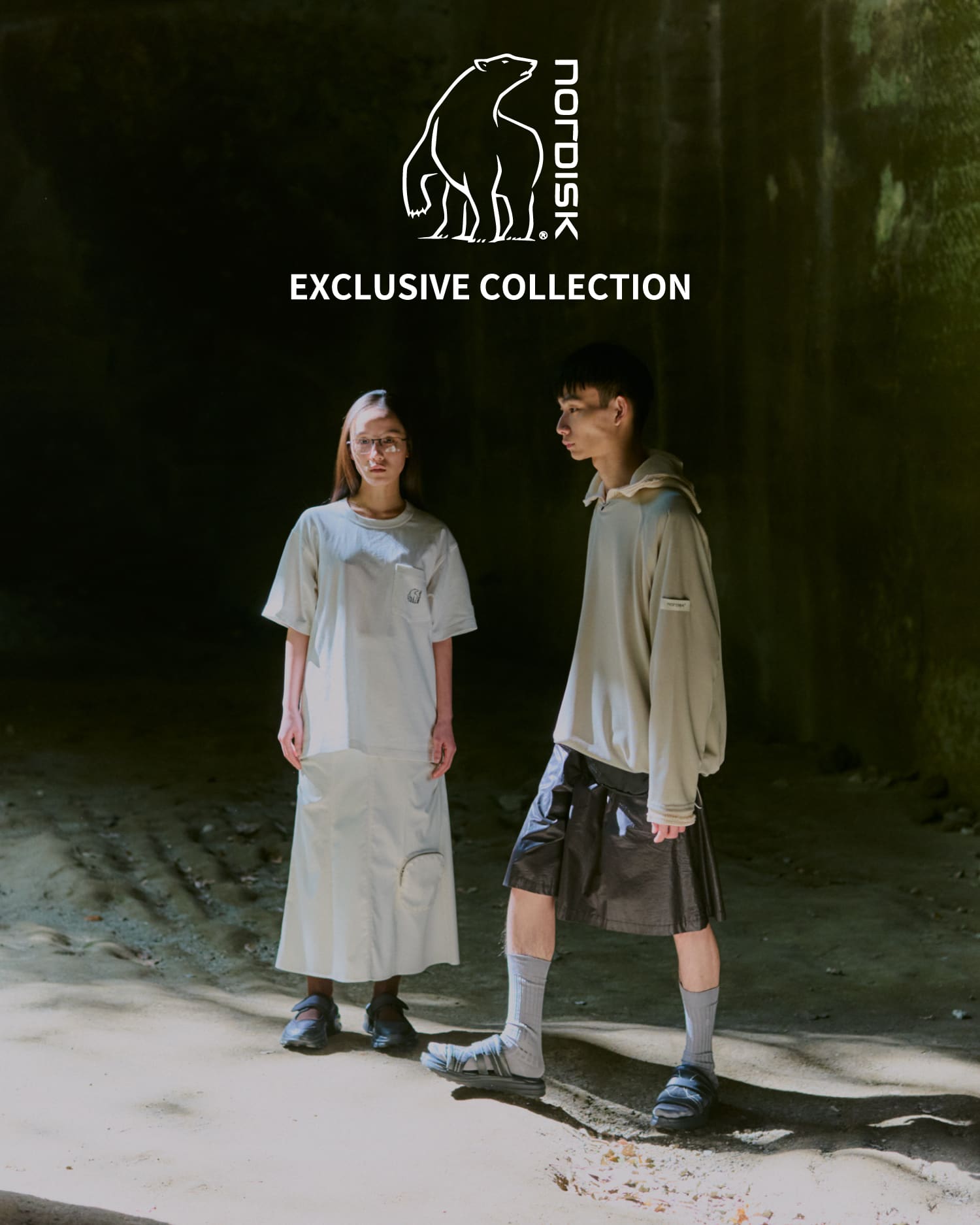 北欧の空気と精神を纏う、NORDISK（ノルディスク）別注コレクションのバナーです。