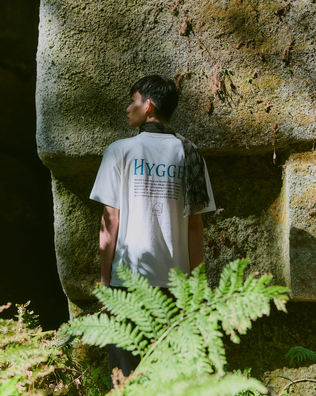 NORDISK [ノルディスク] 別注 HYGGE バックプリントTシャツ [NU11703-JF]です。