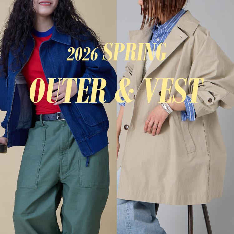 レディース春アウター＆ベスト特集
